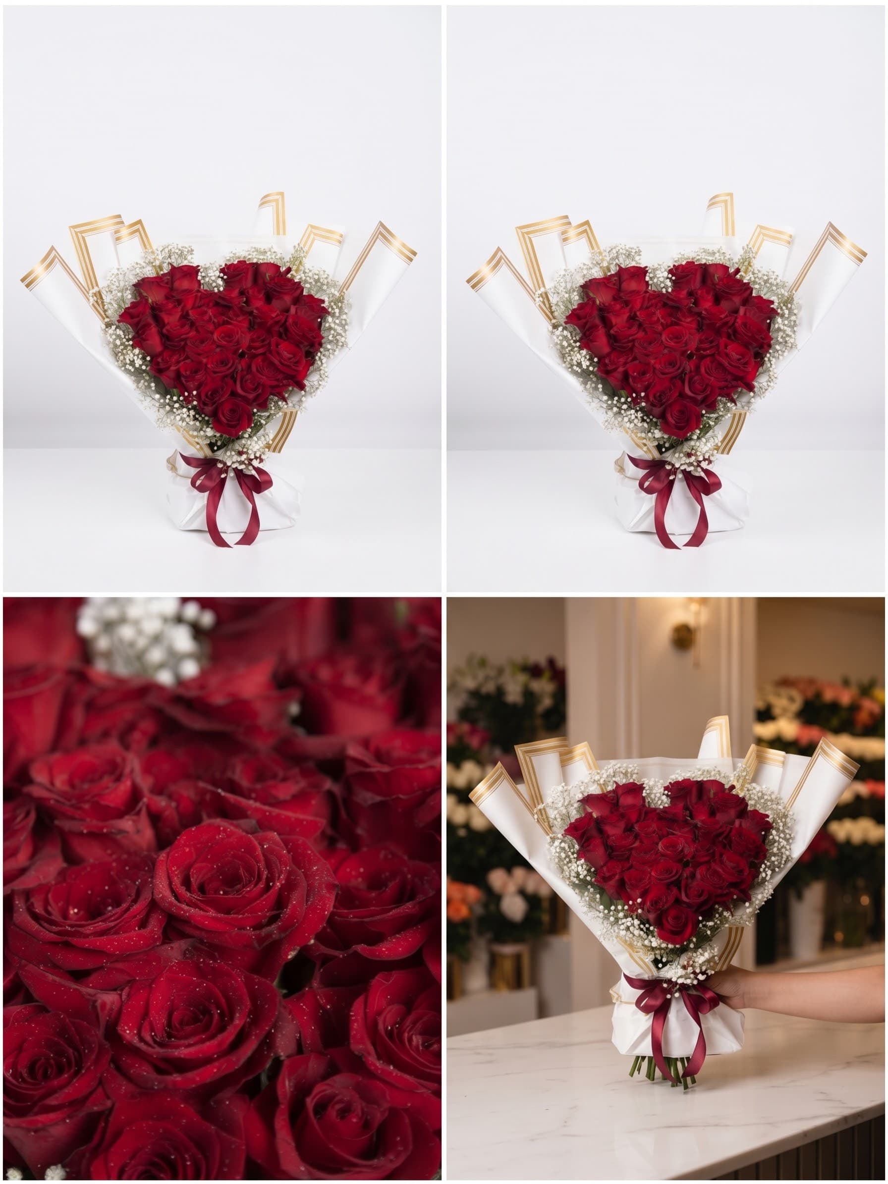 Le bouquet romantique